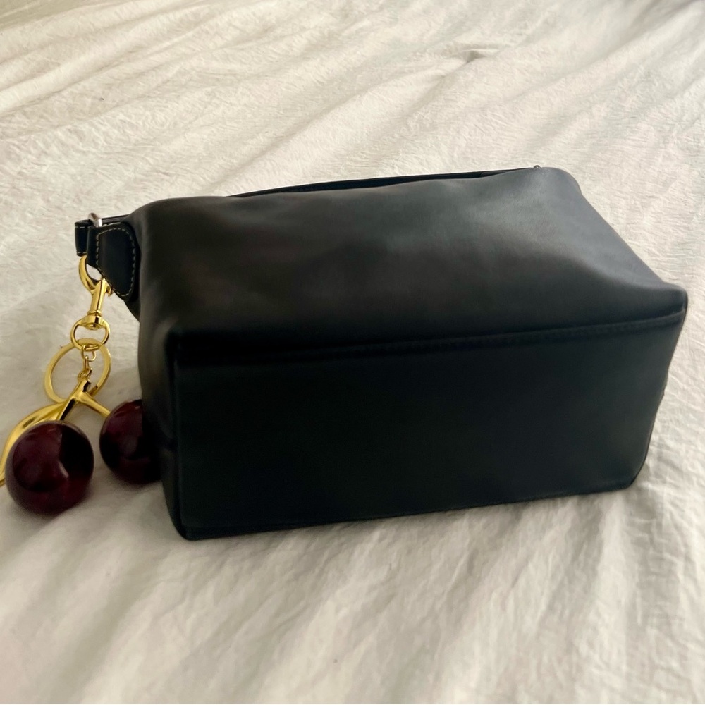👑✅PRICE FIRM✅Small Coach Genuine Soft Black Leather Hand Bag - Picture 6 of 15